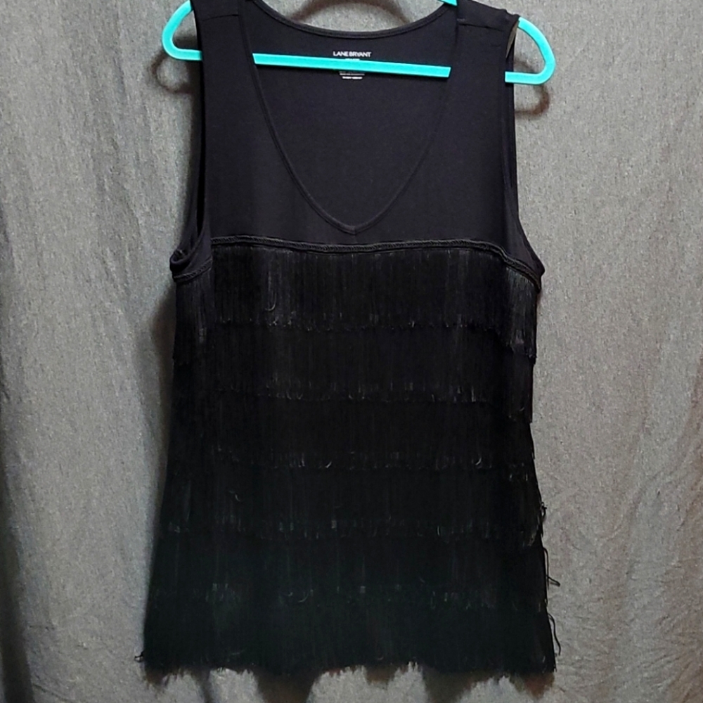 Lane Bryant Fringe Shirt